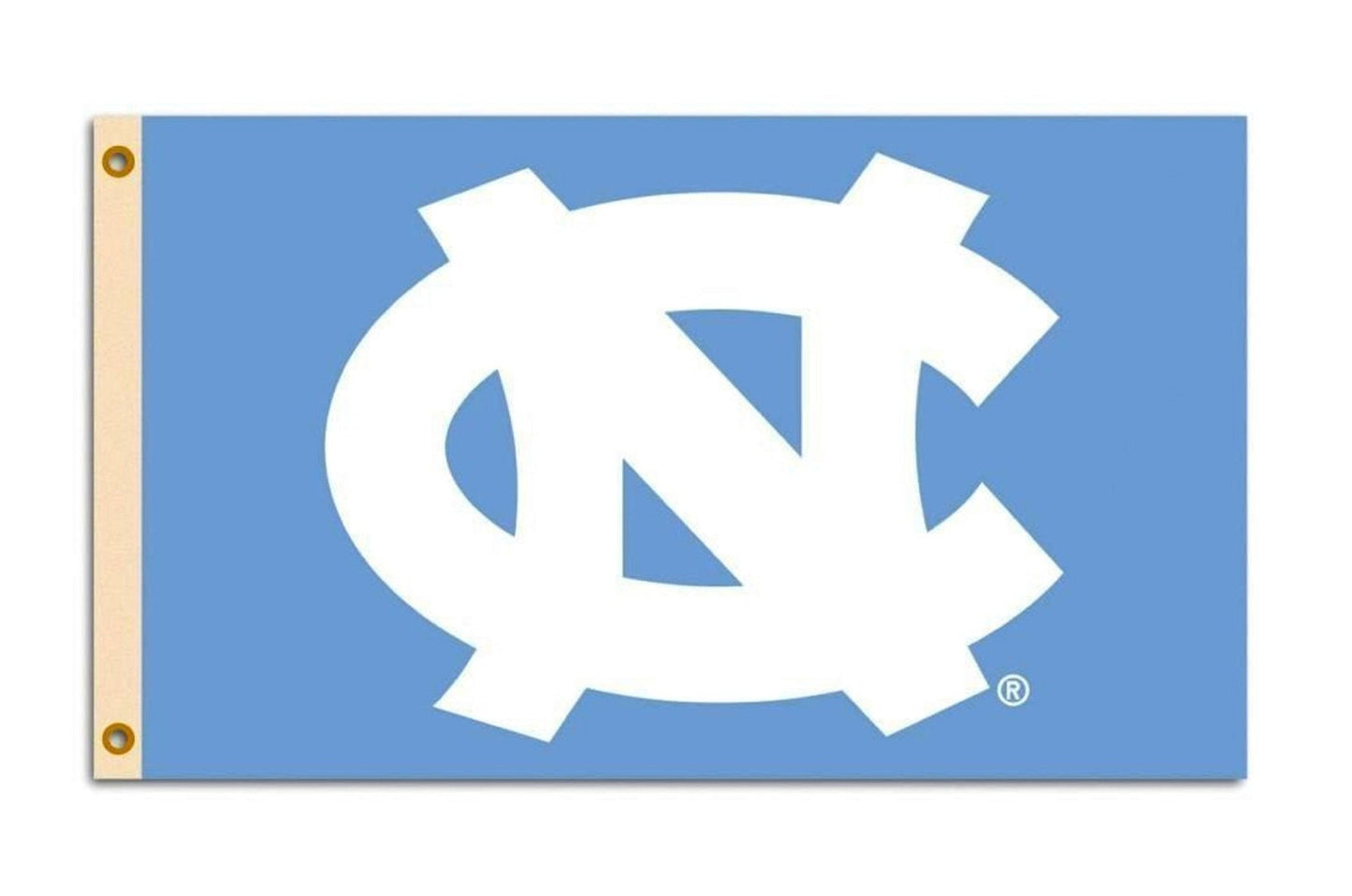 University of North Carolina Premium 3x5 Foot Flag Banner, Metal Grommets, Outdoor Use, Single Sided