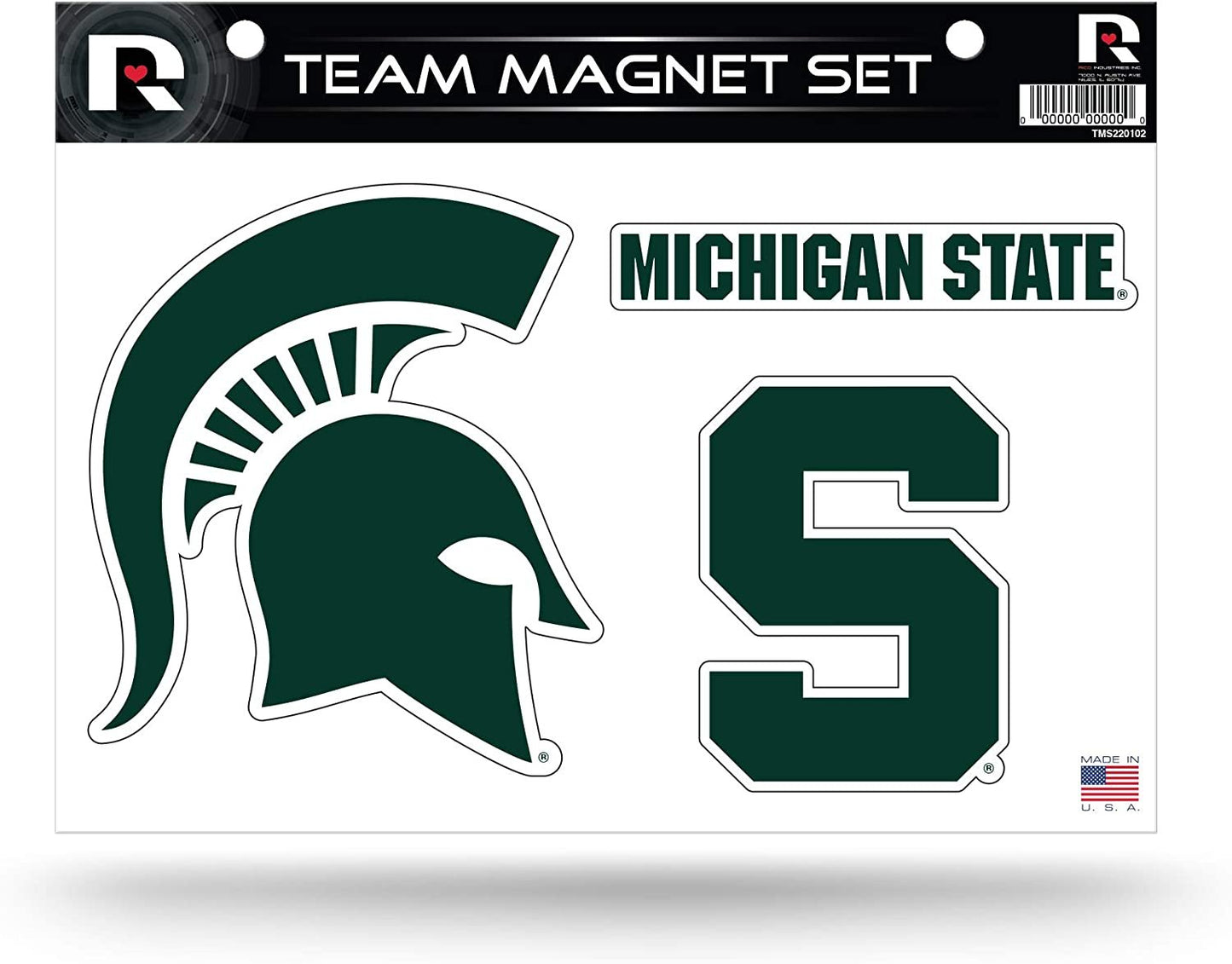 Michigan State University Spartants Multi Magnet Sheet Shape Cut 8x11 Inch