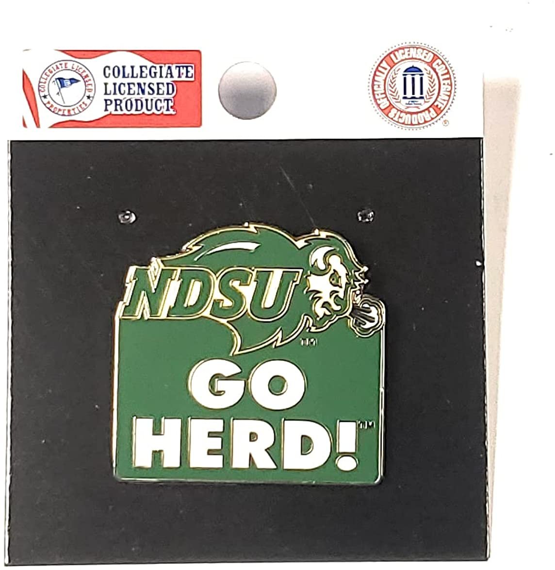 North Dakota State Bison Metal Hat Lapel Pin University