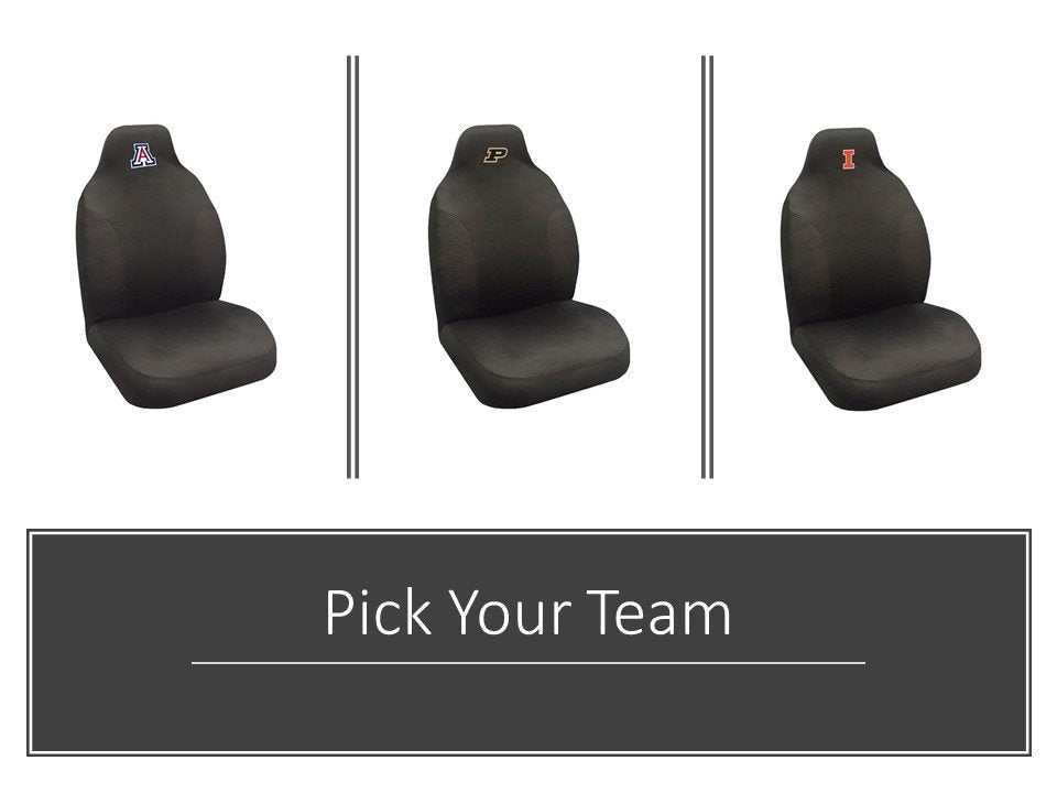 Georgia Tech Yellow Jackets Bucket Auto Seat Cover 48x20 Inch Elastic