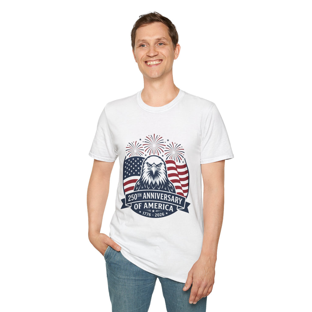 Patriotic Eagle T-Shirt — 250th Anniversary of America Graphic Tee