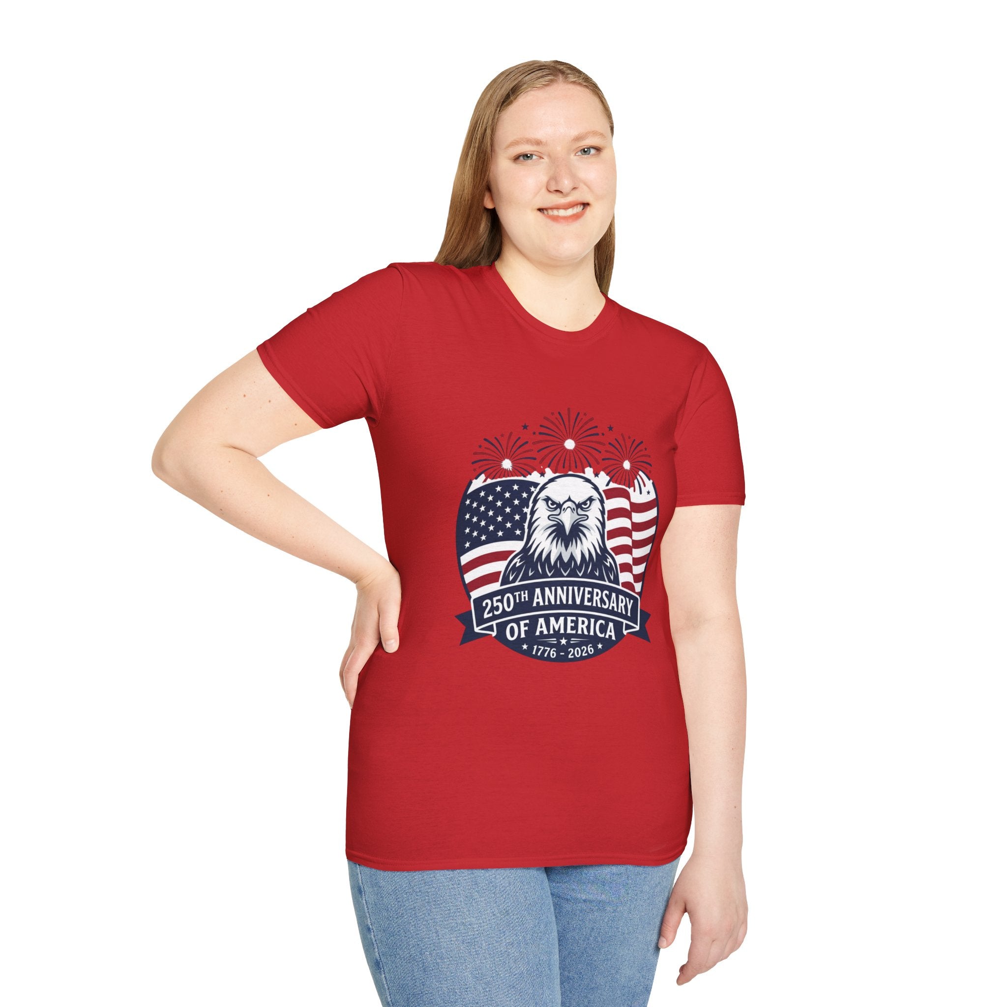 Patriotic Eagle T-Shirt — 250th Anniversary of America Graphic Tee