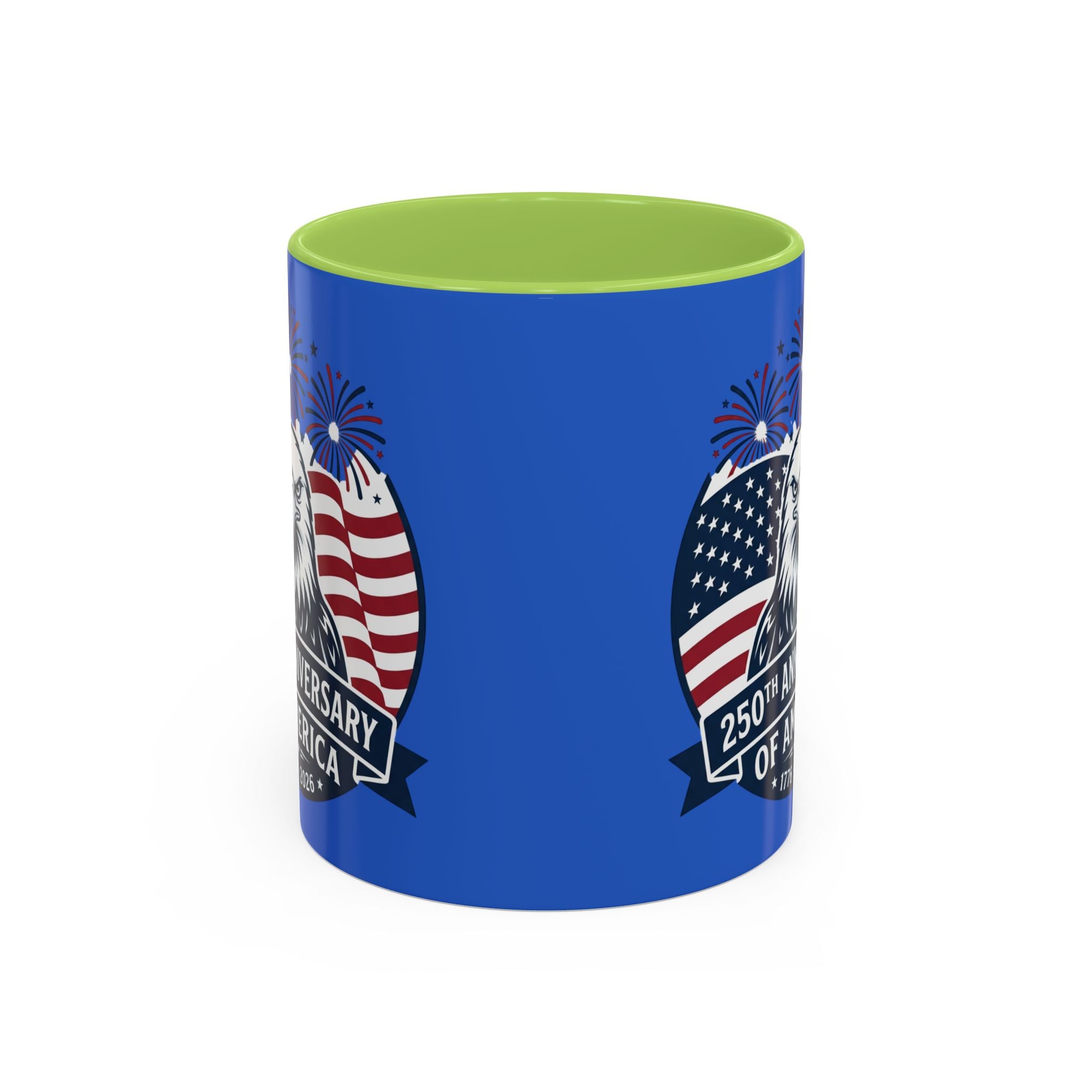 250th Anniversary of America Eagle Flag Coffee Mug — Patriotic 1776–2026 Accent Mug