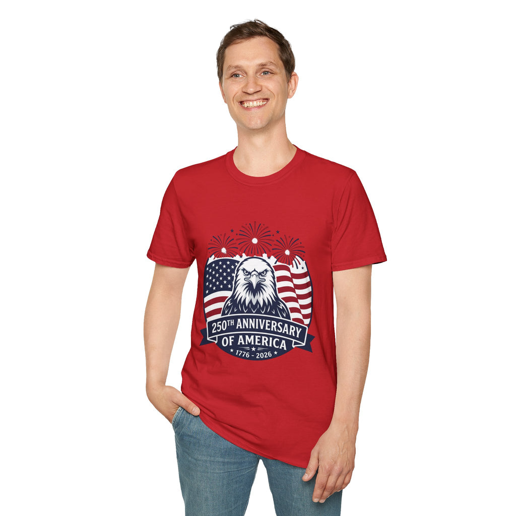 Patriotic Eagle T-Shirt — 250th Anniversary of America Graphic Tee