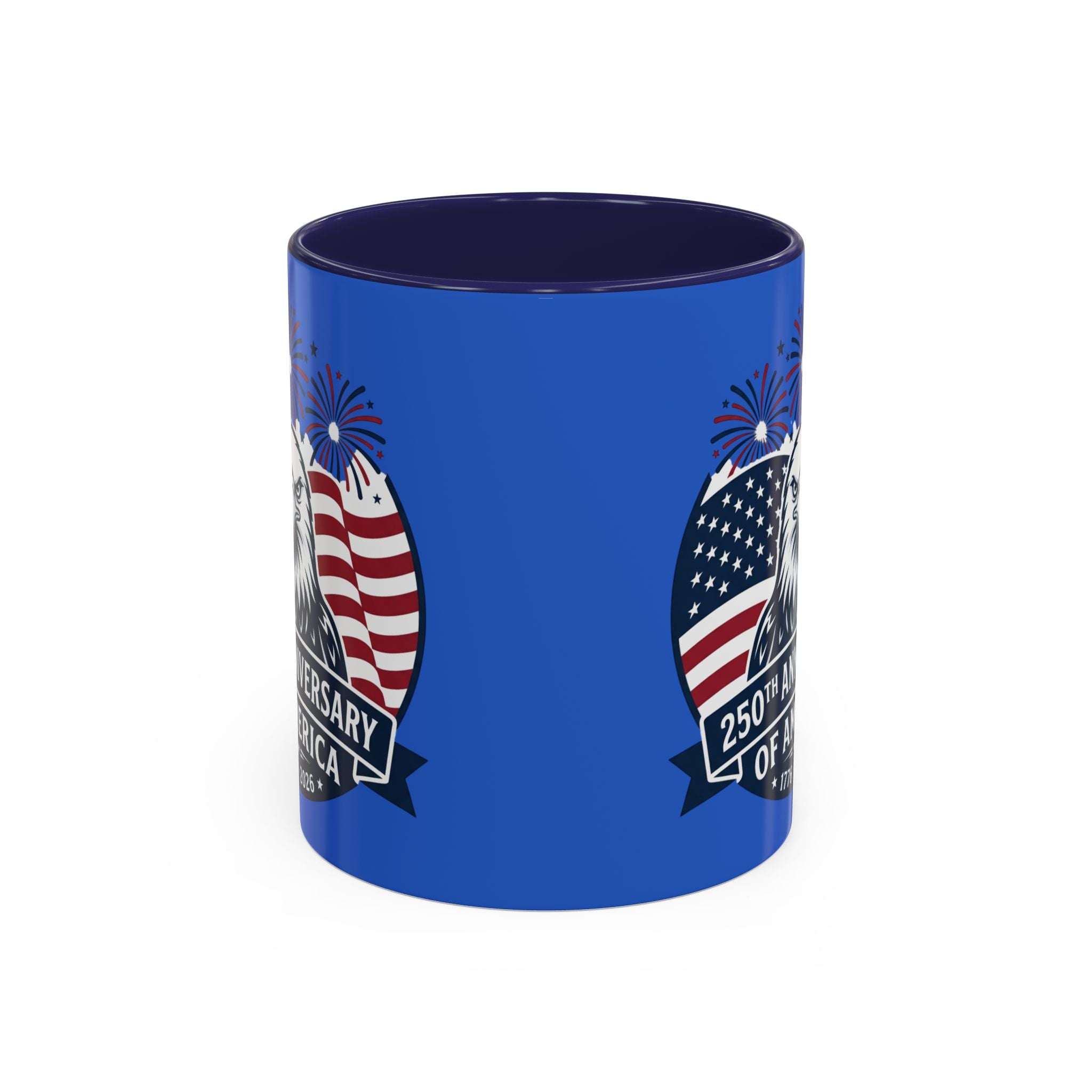 250th Anniversary of America Eagle Flag Coffee Mug — Patriotic 1776–2026 Accent Mug