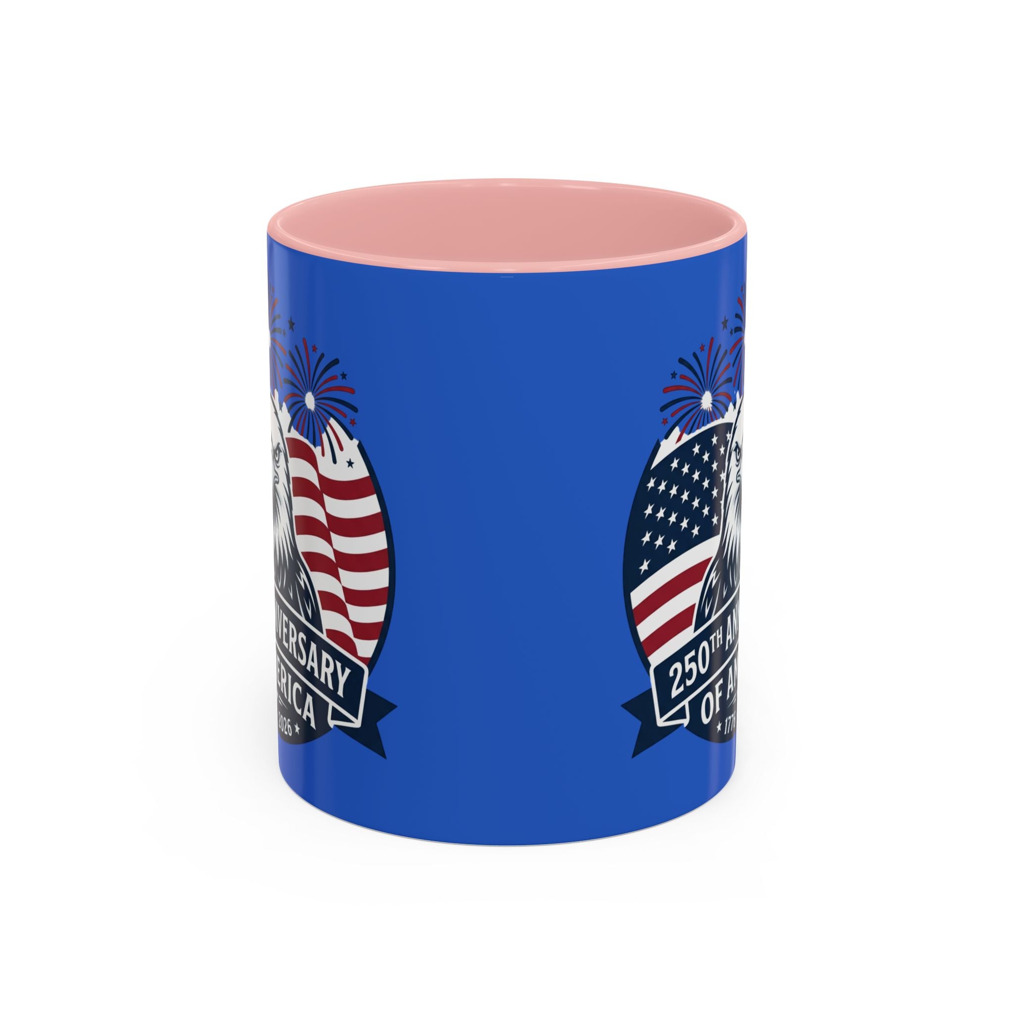 250th Anniversary of America Eagle Flag Coffee Mug — Patriotic 1776–2026 Accent Mug