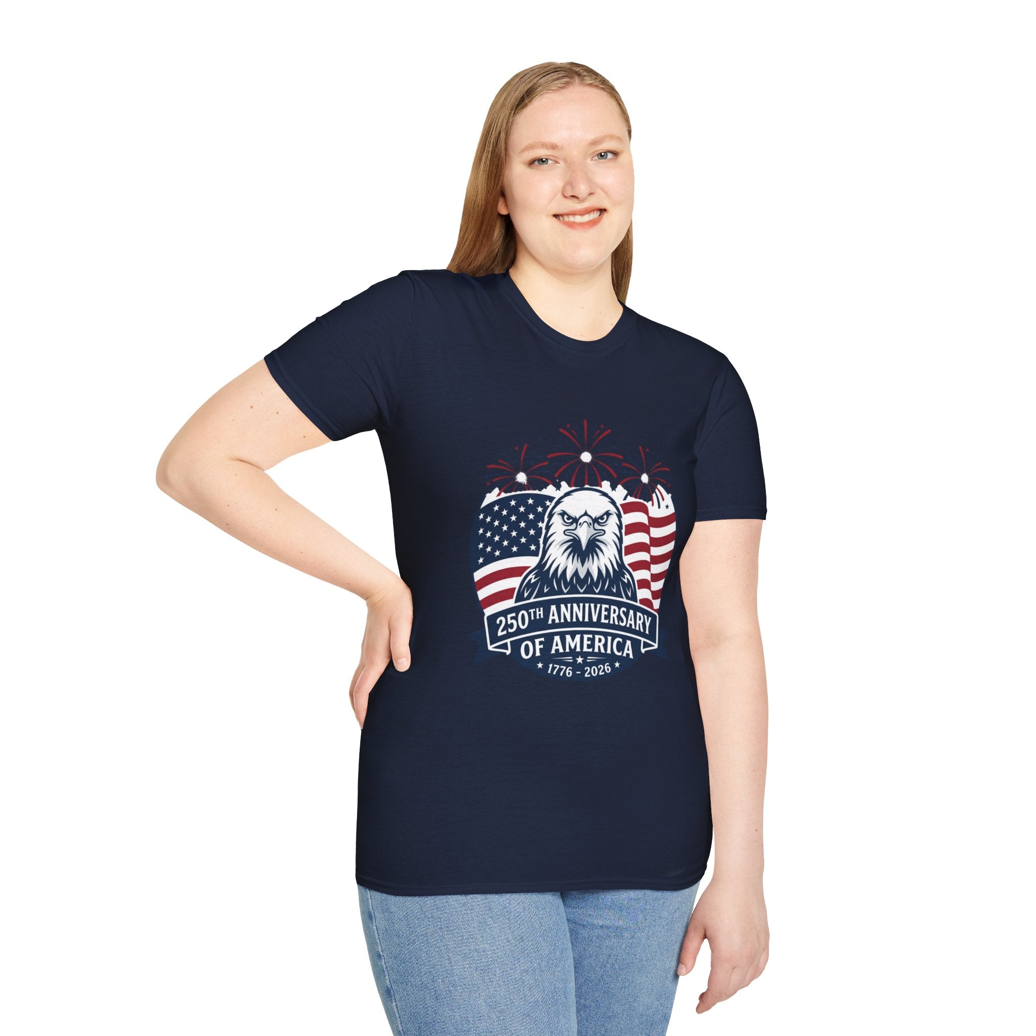 Patriotic Eagle T-Shirt — 250th Anniversary of America Graphic Tee