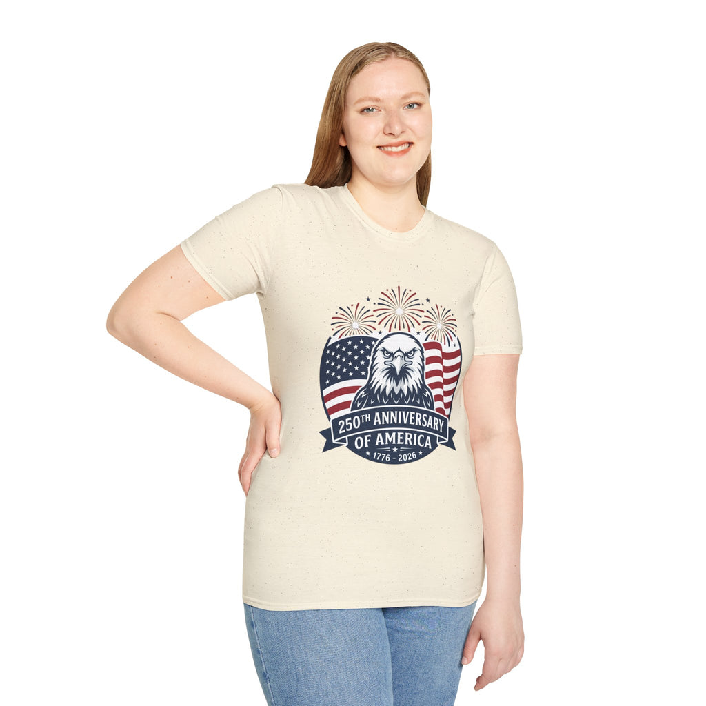 Patriotic Eagle T-Shirt — 250th Anniversary of America Graphic Tee