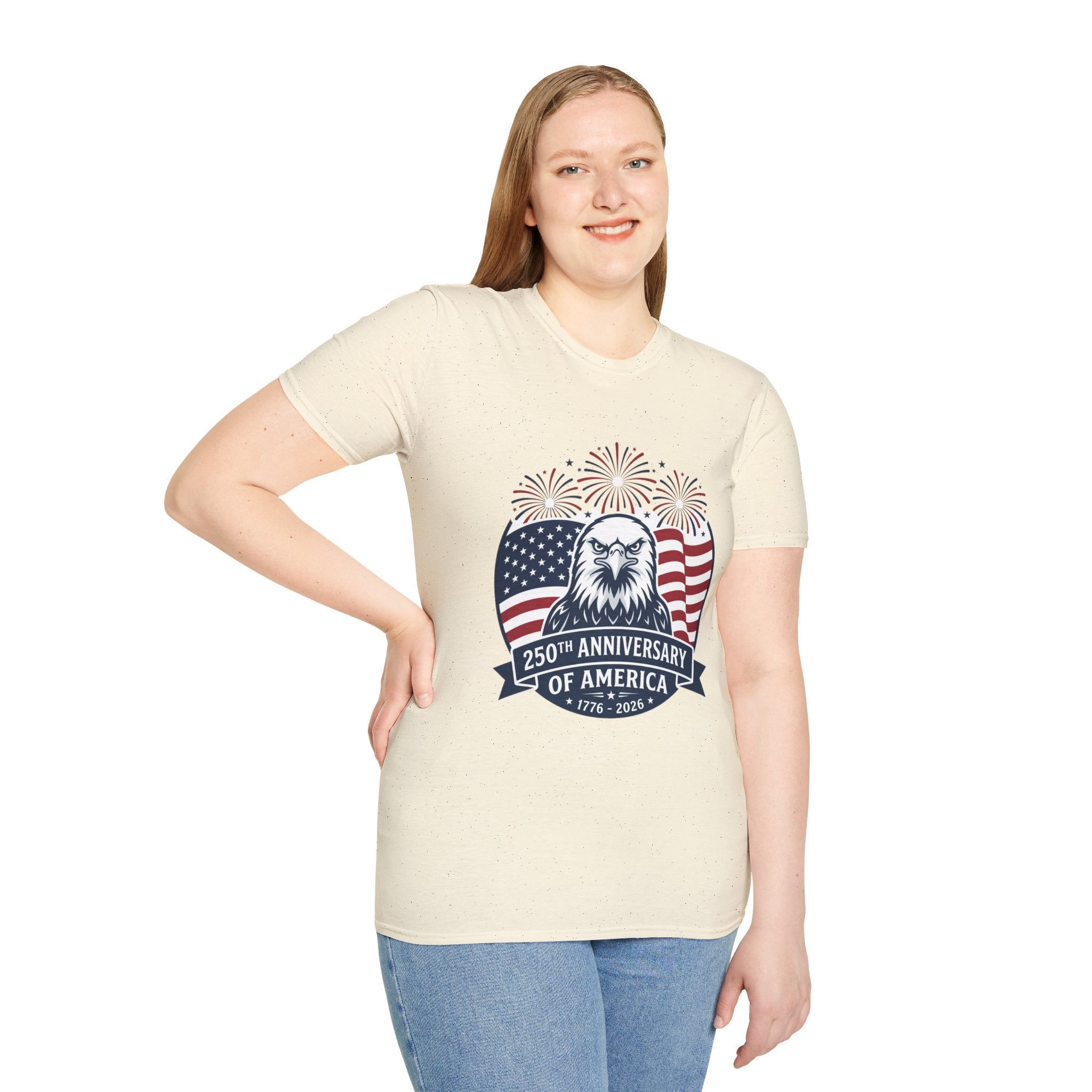 Patriotic Eagle T-Shirt — 250th Anniversary of America Graphic Tee