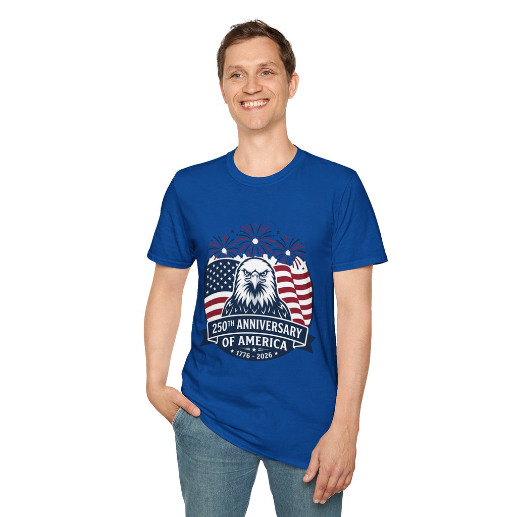 Patriotic Eagle T-Shirt — 250th Anniversary of America Graphic Tee