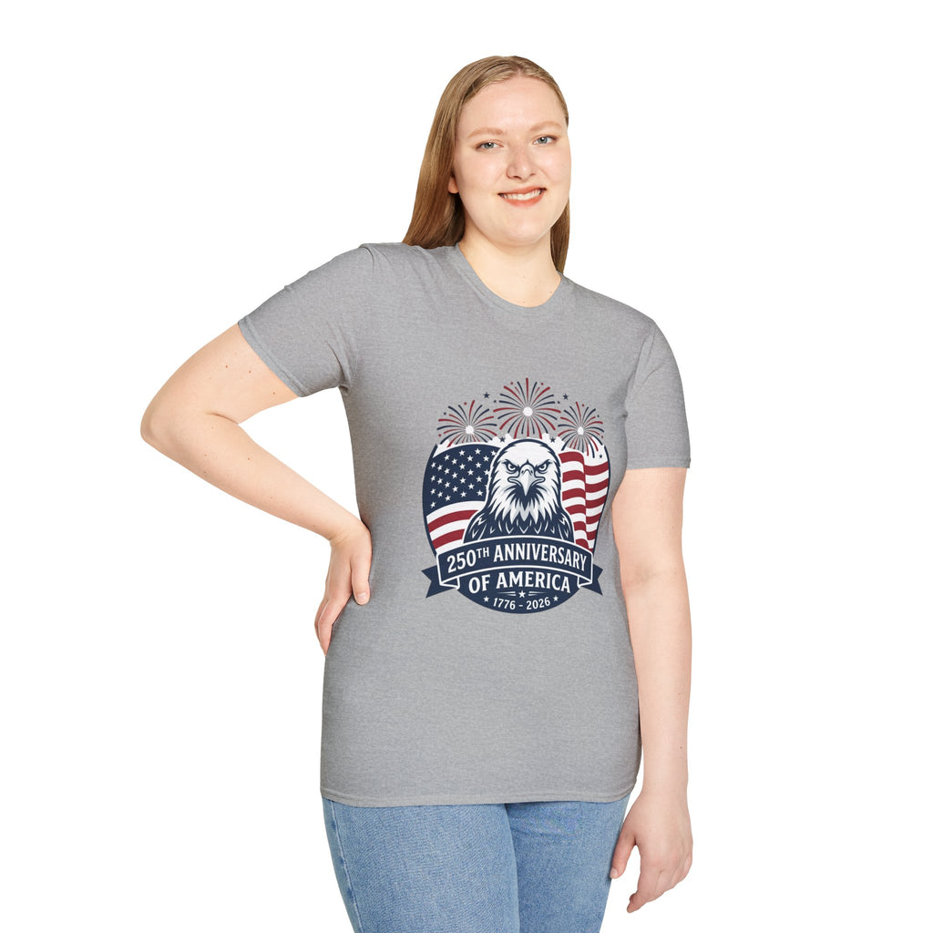 Patriotic Eagle T-Shirt — 250th Anniversary of America Graphic Tee