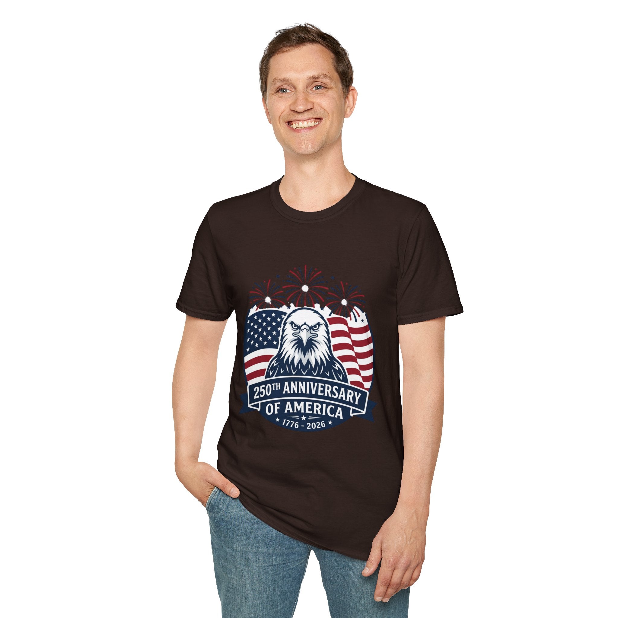 Patriotic Eagle T-Shirt — 250th Anniversary of America Graphic Tee