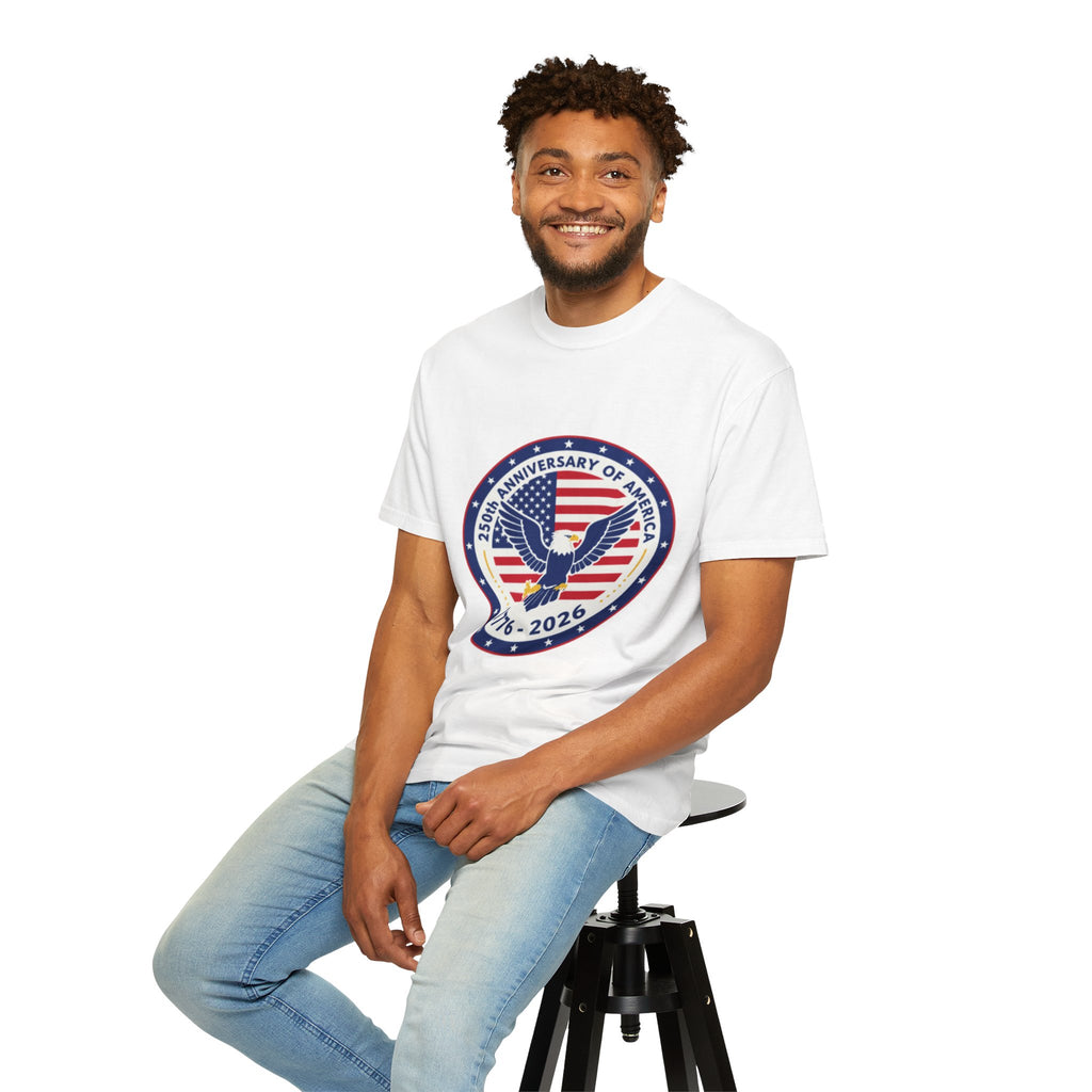 250th Anniversary America T-Shirt – 1776–2026 Patriotic Eagle Celebration Tee