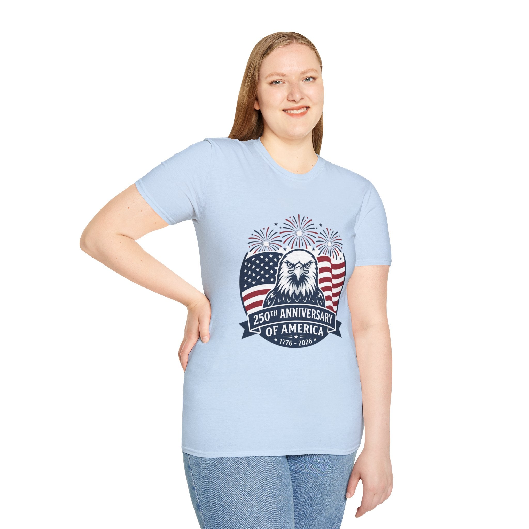Patriotic Eagle T-Shirt — 250th Anniversary of America Graphic Tee