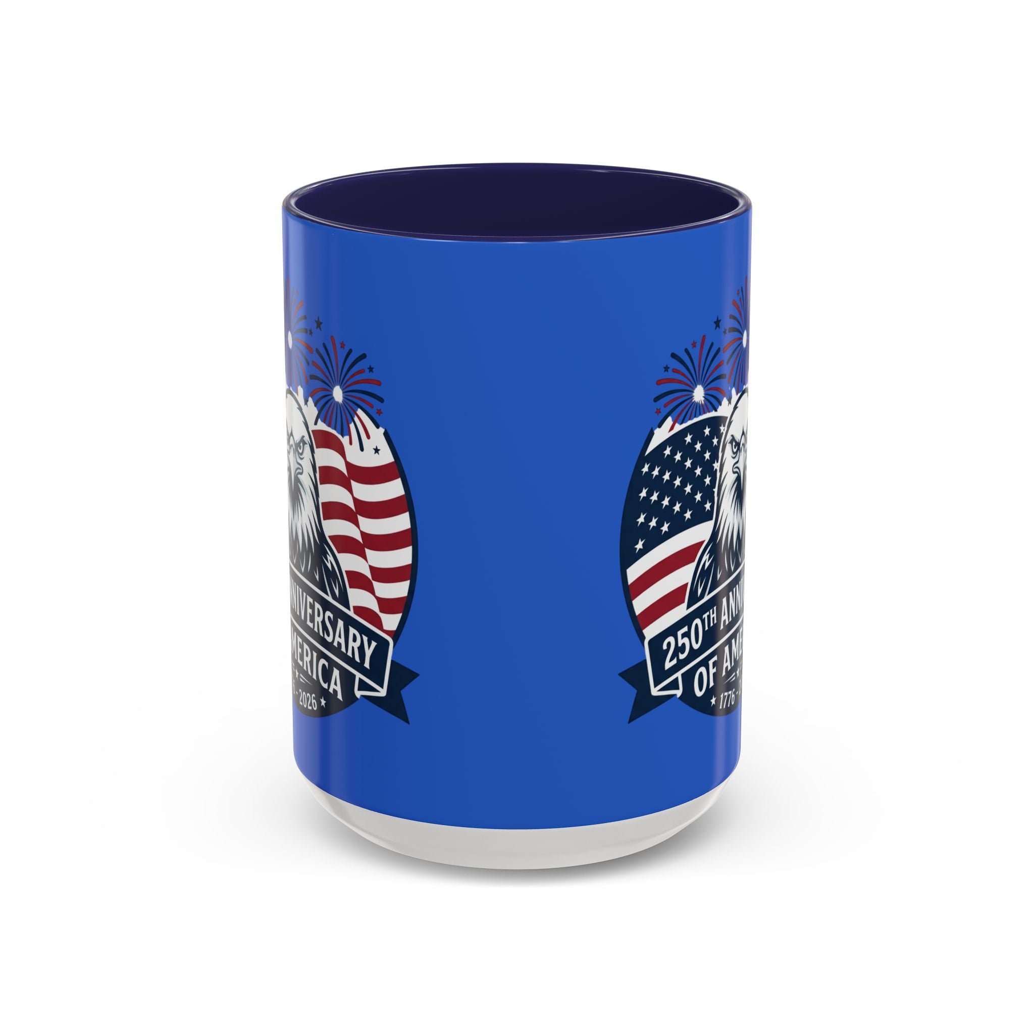 250th Anniversary of America Eagle Flag Coffee Mug — Patriotic 1776–2026 Accent Mug