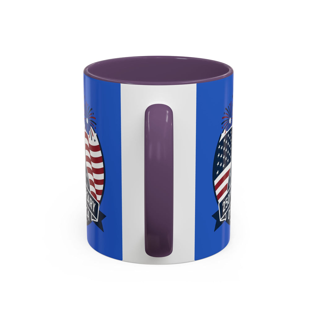 250th Anniversary of America Eagle Flag Coffee Mug — Patriotic 1776–2026 Accent Mug