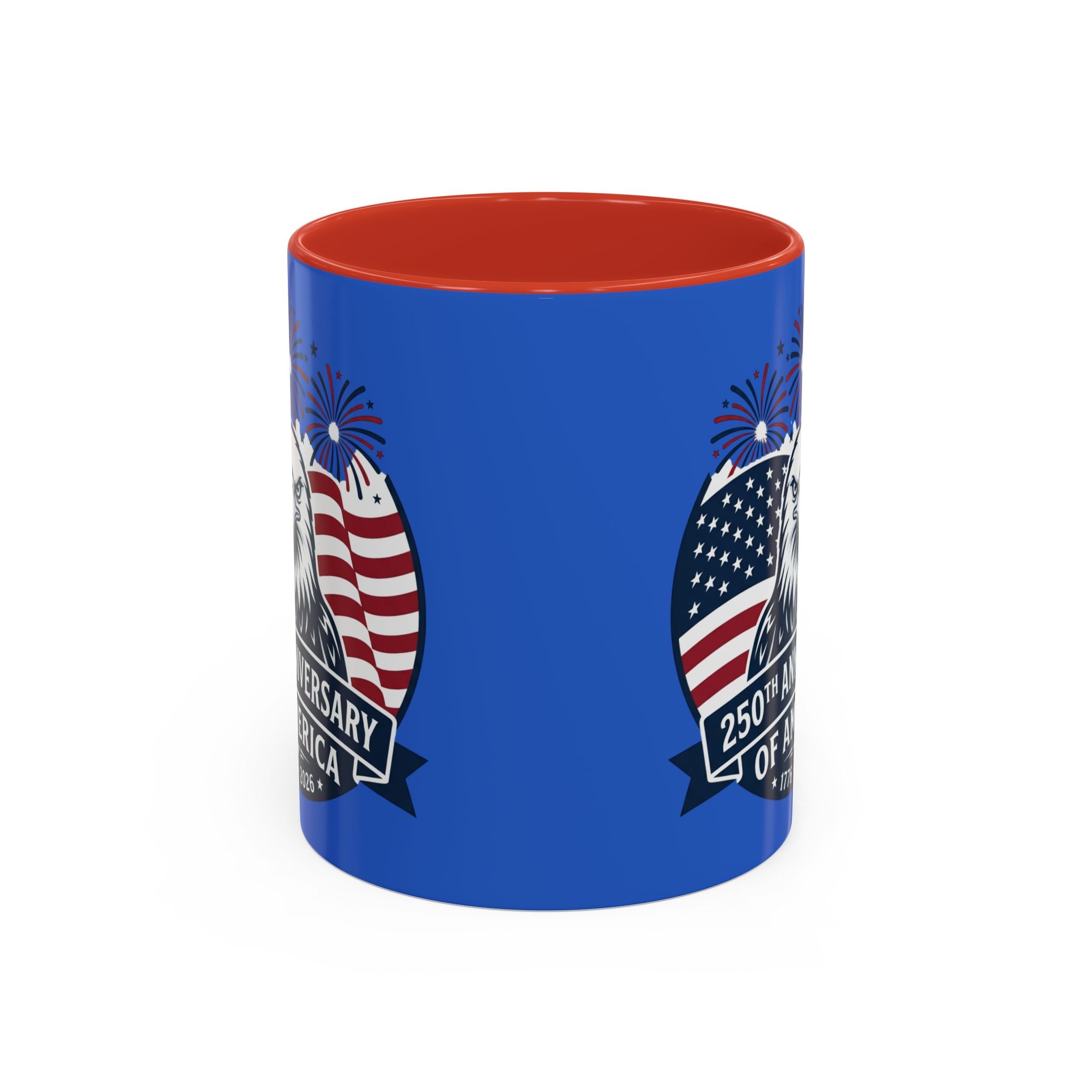 250th Anniversary of America Eagle Flag Coffee Mug — Patriotic 1776–2026 Accent Mug