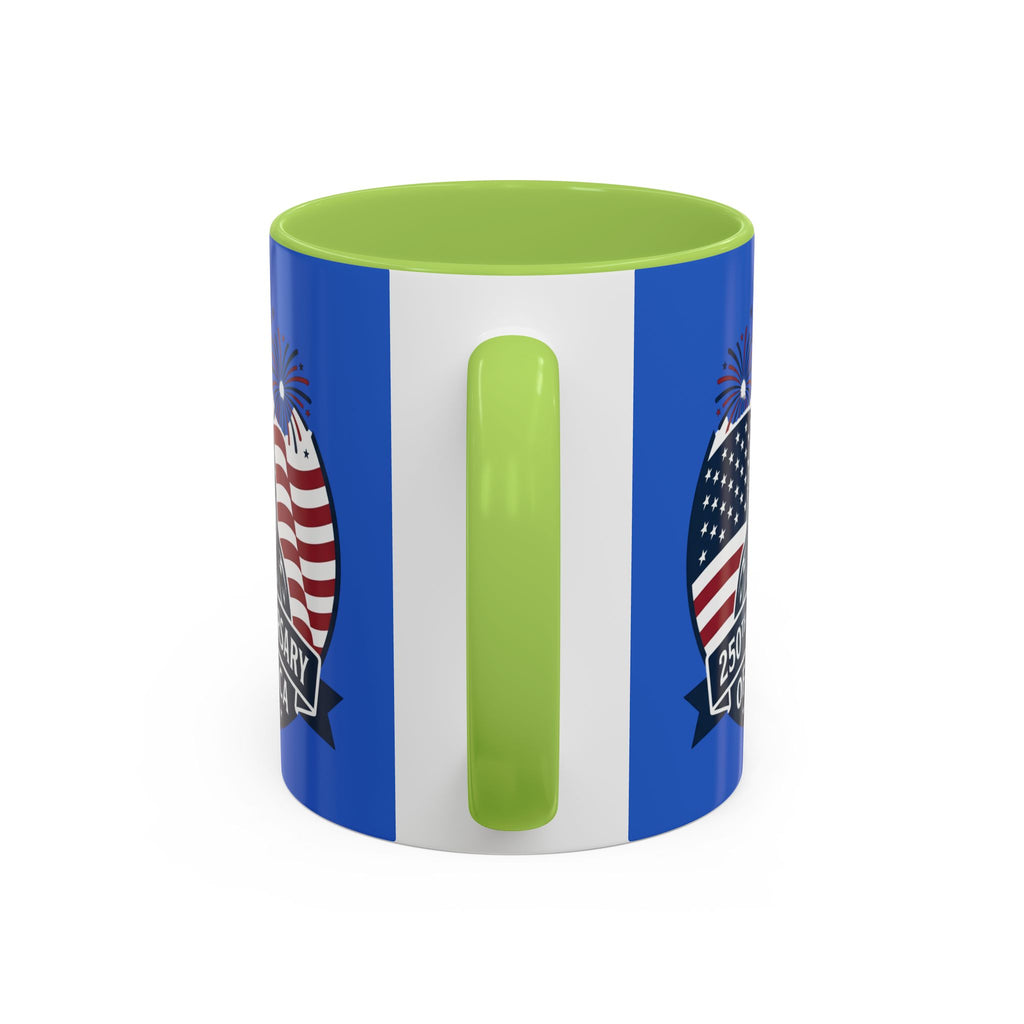 250th Anniversary of America Eagle Flag Coffee Mug — Patriotic 1776–2026 Accent Mug