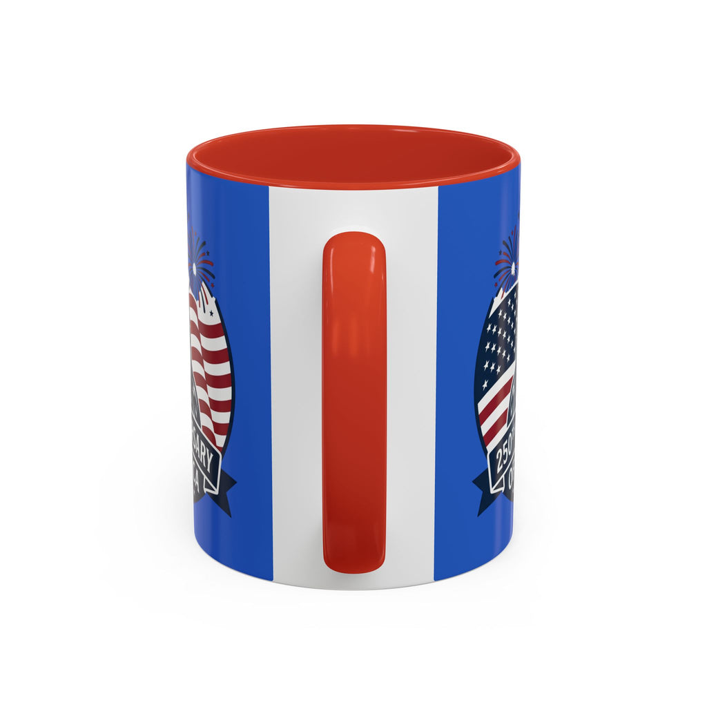 250th Anniversary of America Eagle Flag Coffee Mug — Patriotic 1776–2026 Accent Mug
