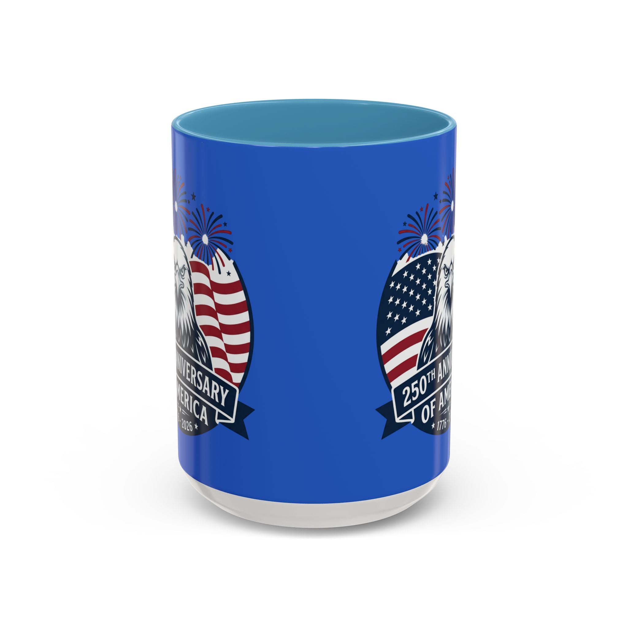 250th Anniversary of America Eagle Flag Coffee Mug — Patriotic 1776–2026 Accent Mug