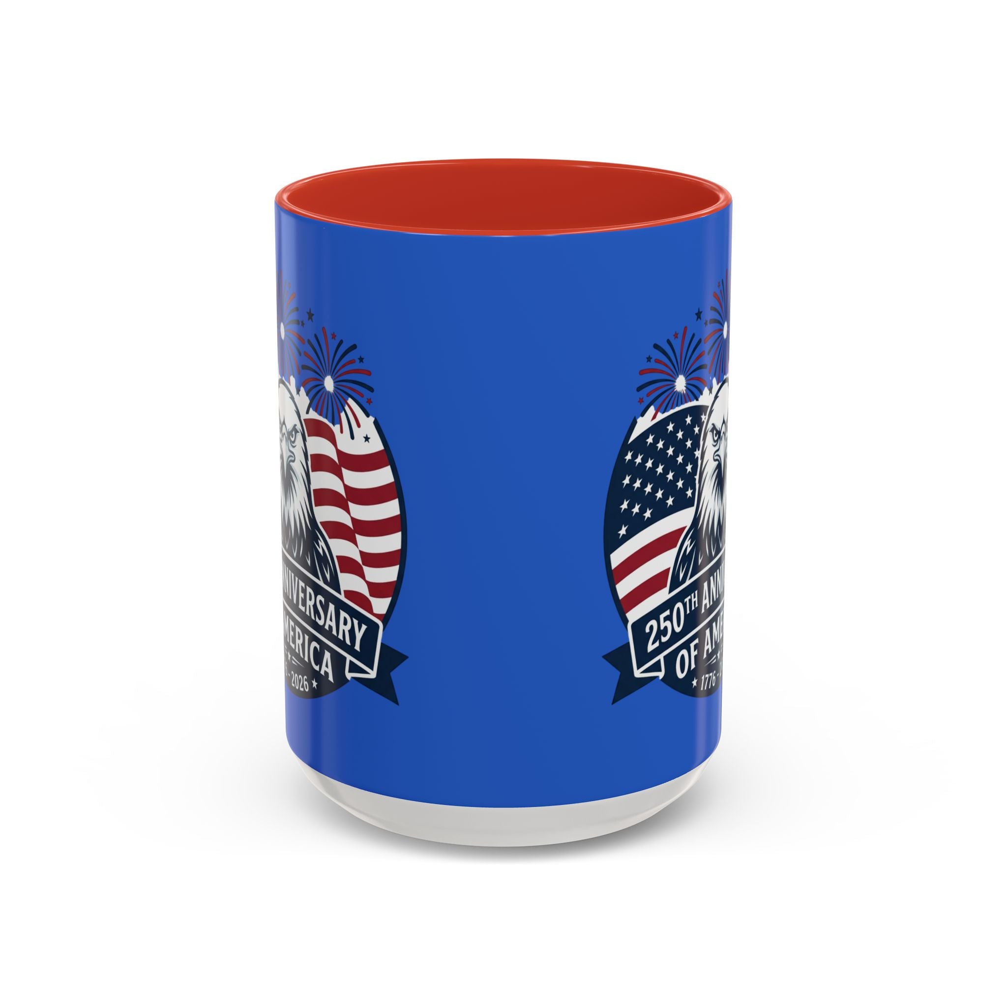 250th Anniversary of America Eagle Flag Coffee Mug — Patriotic 1776–2026 Accent Mug