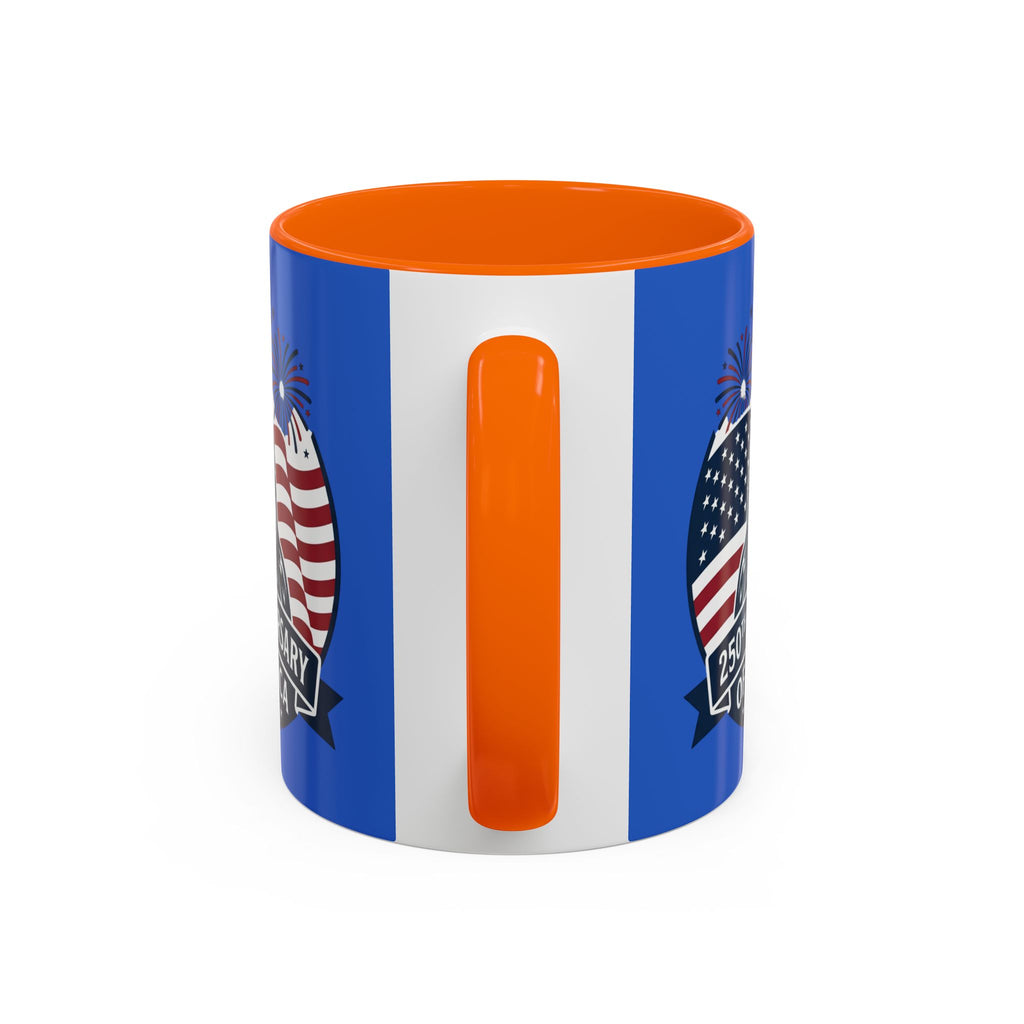 250th Anniversary of America Eagle Flag Coffee Mug — Patriotic 1776–2026 Accent Mug