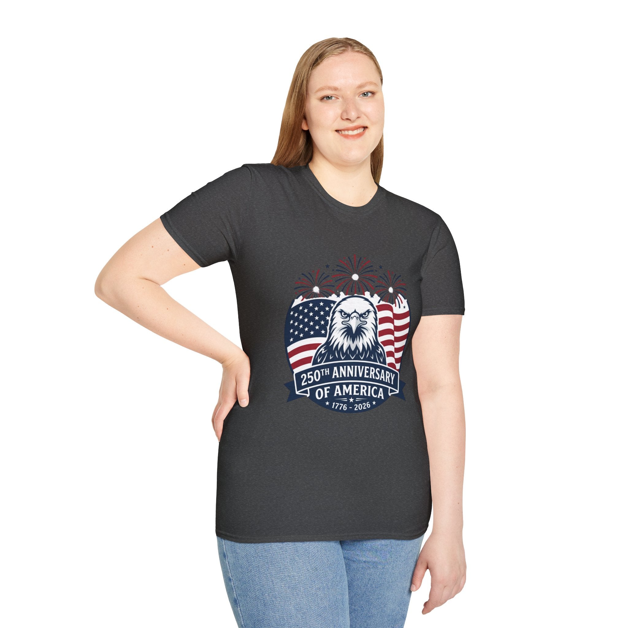 Patriotic Eagle T-Shirt — 250th Anniversary of America Graphic Tee