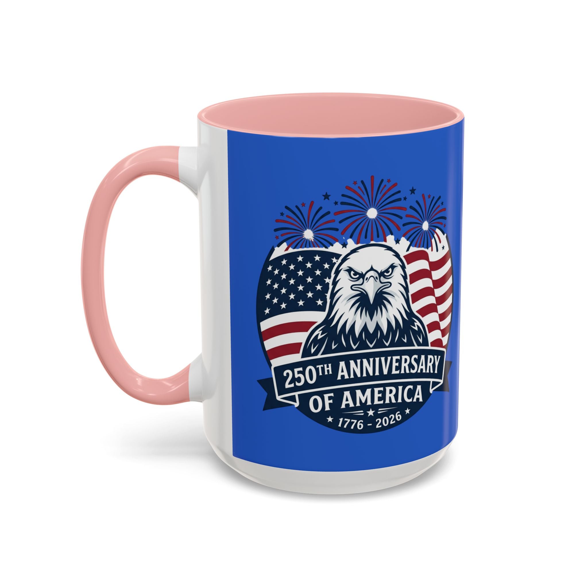 250th Anniversary of America Eagle Flag Coffee Mug — Patriotic 1776–2026 Accent Mug
