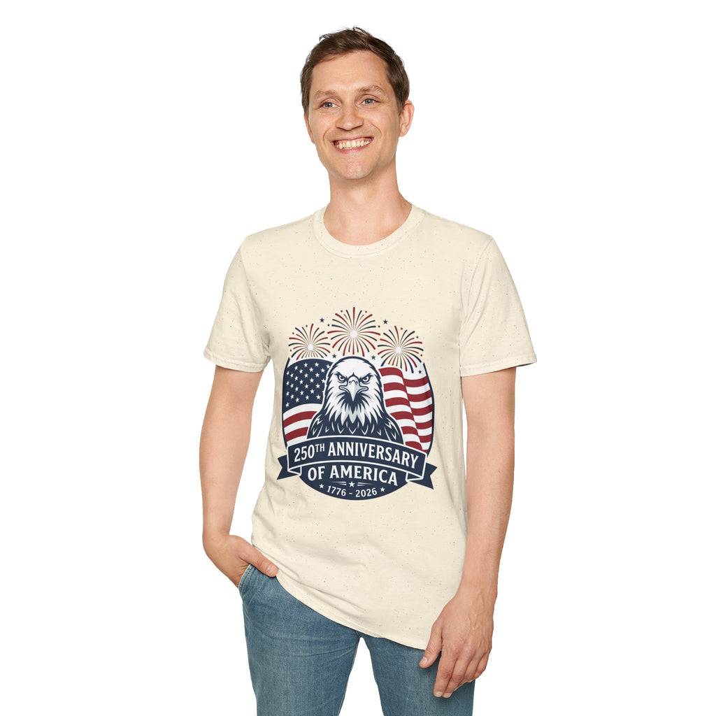Patriotic Eagle T-Shirt — 250th Anniversary of America Graphic Tee