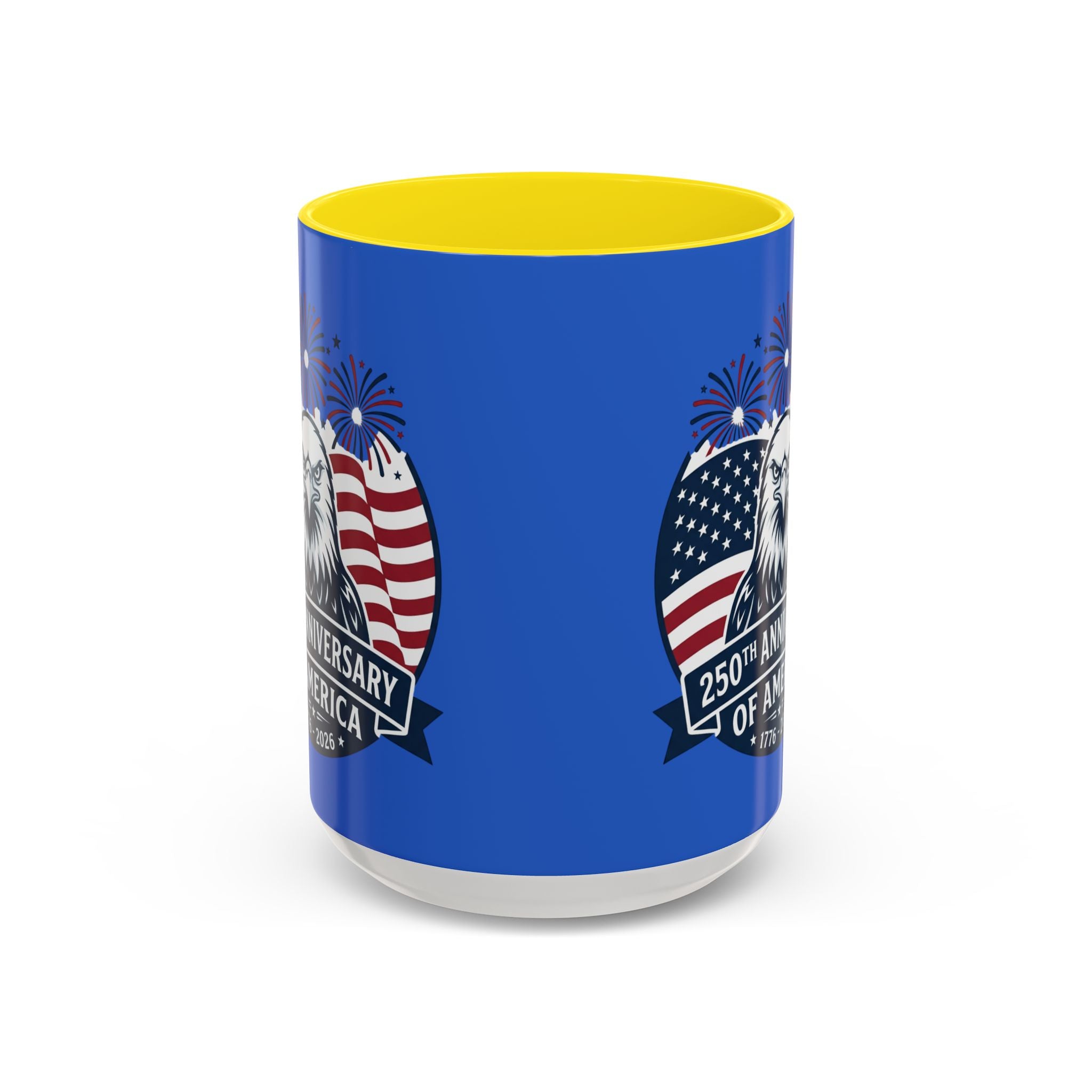 250th Anniversary of America Eagle Flag Coffee Mug — Patriotic 1776–2026 Accent Mug