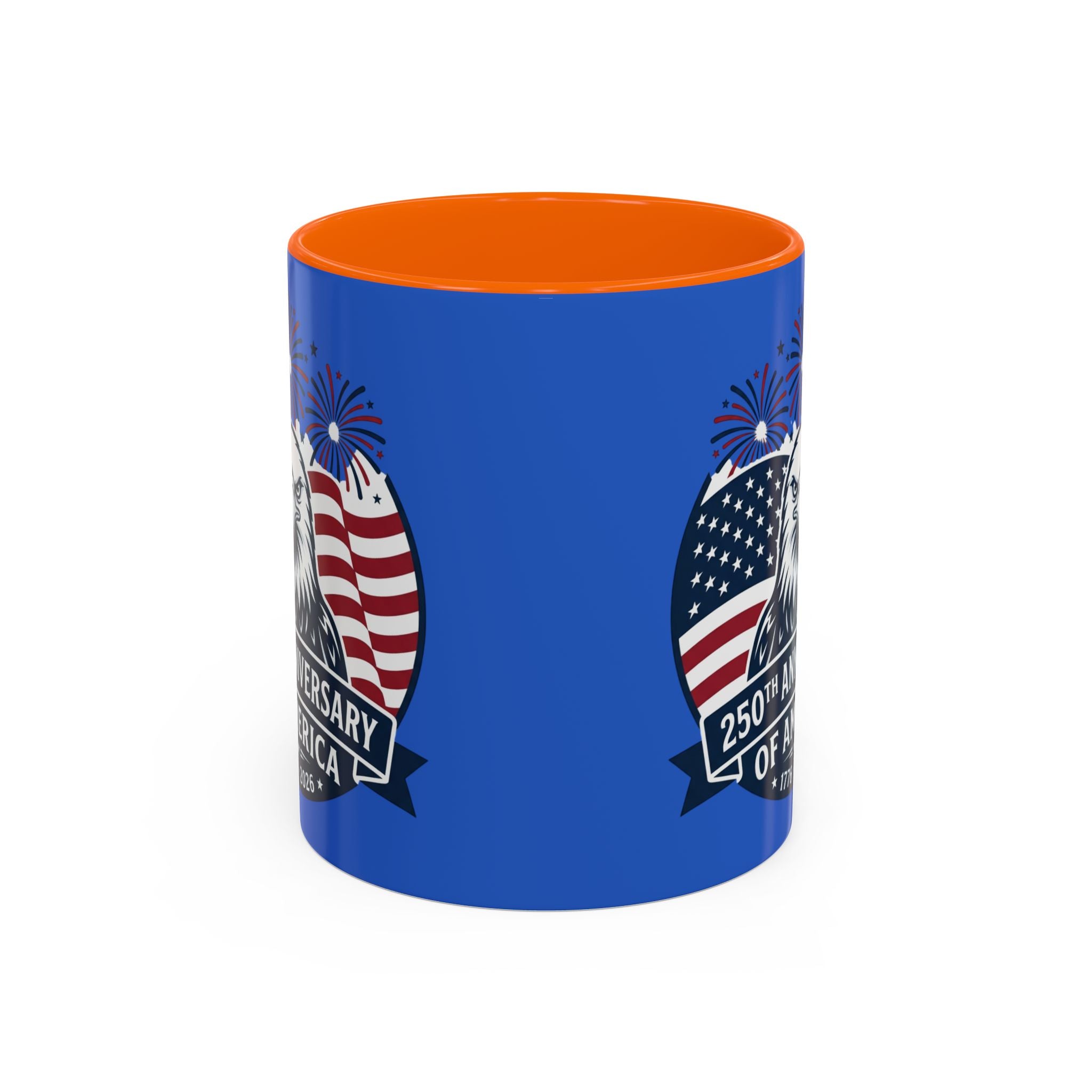 250th Anniversary of America Eagle Flag Coffee Mug — Patriotic 1776–2026 Accent Mug