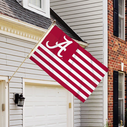 BSI PRODUCTS, INC. - Alabama Crimson Tide 3’x5’ Flag with Heavy-Duty Brass Grommets - UA Football, Basketball & Baseball Pride - High Durability - Designed for Indoor or Outdoor Use - Great Gift Idea