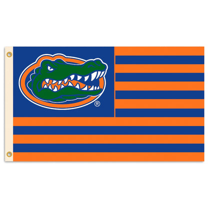 BSI PRODUCTS, INC. - Florida Gators 3’x5’ Flag with Heavy-Duty Brass Grommets - UF Football, Basketball & Baseball Pride - High Durability - Designed for Indoor or Outdoor Use - Great Gift Idea