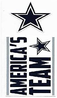 Dallas Cowboys Double Up Die Cut 2-Piece Sticker Sheet