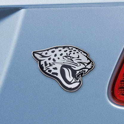 Jacksonville Jaguars Solid Metal Raised Auto Emblem Decal Adhesive Backing