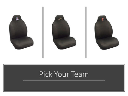 Purdue Boilermakers Bucket Auto Seat Cover 48x20 Inch Elastic