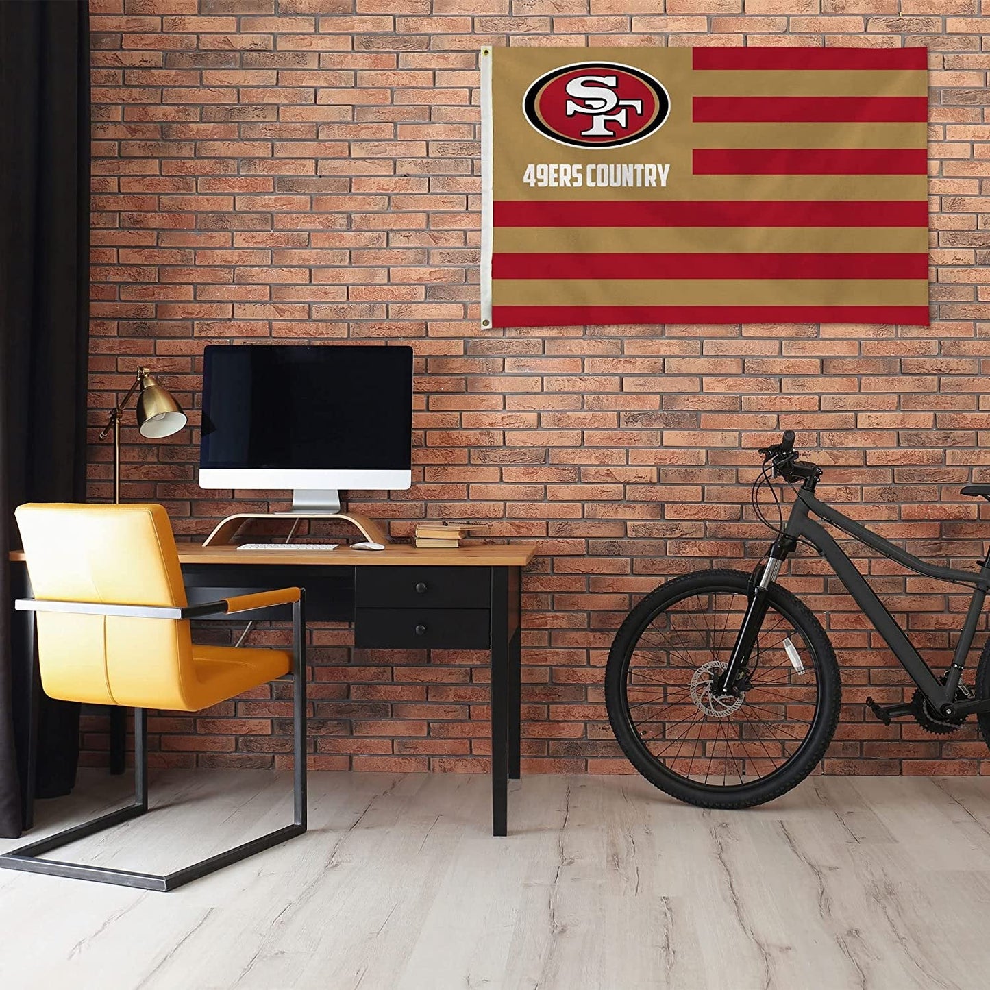 San Francisco 49ers 3x5 Flag Banner Country Design Indoor Outdoor Single Sided