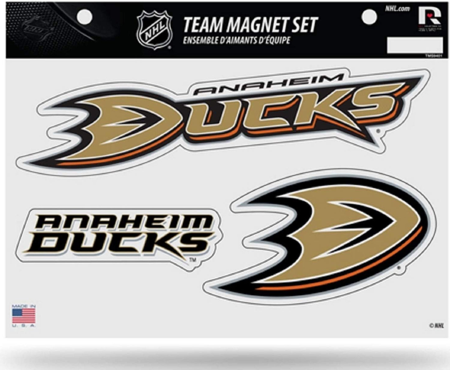 Rico Industries, Inc. Anaheim Ducks Magnet Sheet Multi Die Cut Heavy Duty Auto Home Team Hockey