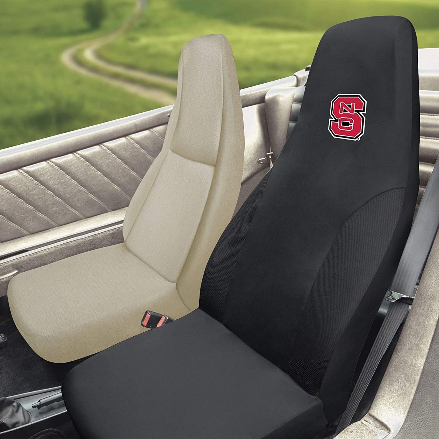North Carolina State University Embroidered Seat Cover