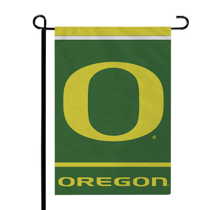 University of Oregon Ducks Premium Double Sided Garden Flag Banner, Primary Logo Design, 13x18 Inch, Outdoor, Display Pole Sold Separately