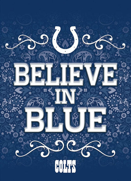 Indianapolis Colts Premium Garden Flag Banner, Double Sided, 13x18 Inch