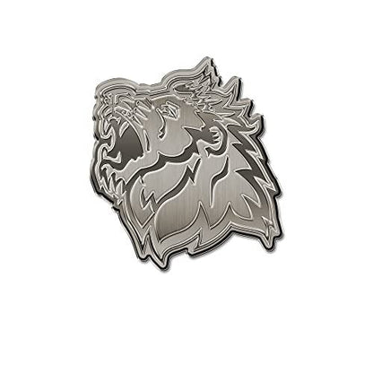Rico Industries NCAA Missouri Southern State Lions Antique Auto Emblem Antique Nickel Auto Emblem for Car/Truck/SUV