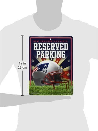New England Patriots Metal Parking Sign