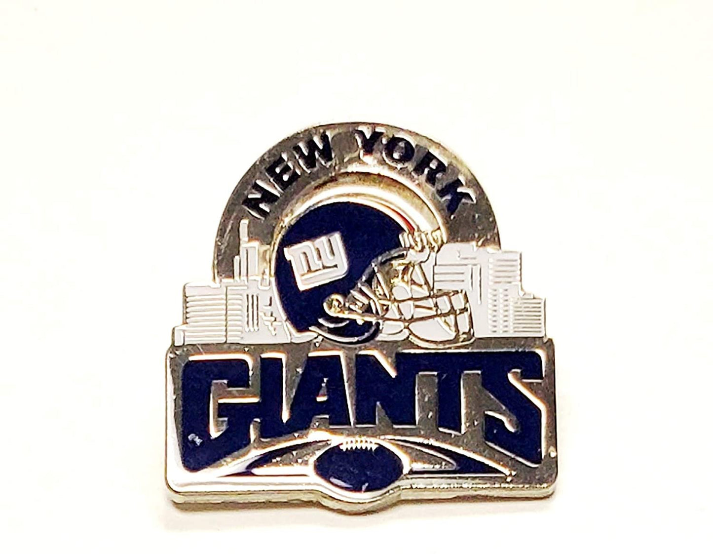 New York Giants Glossy Metal Hat Lapel Pin Team Logo Football