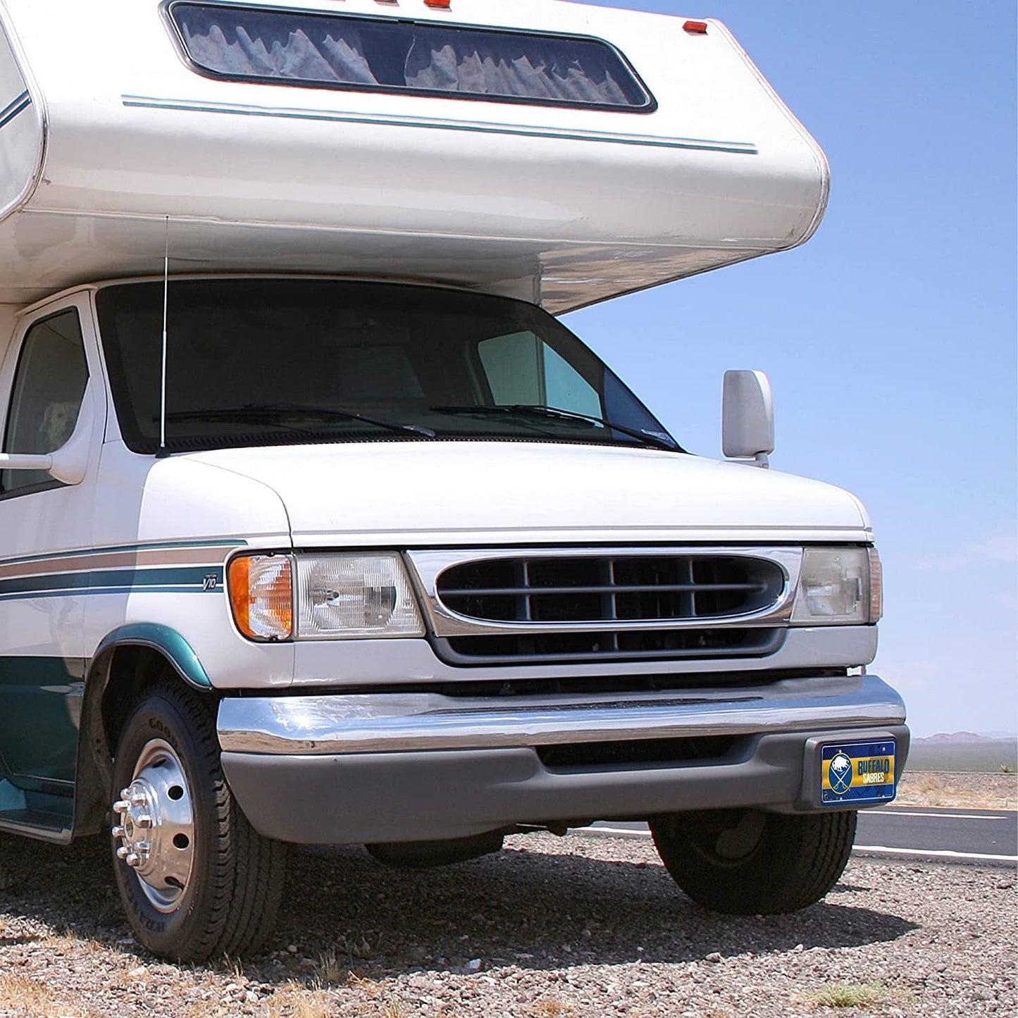 Buffalo Sabres Metal Auto Tag License Plate, City Design, 12x6 Inch