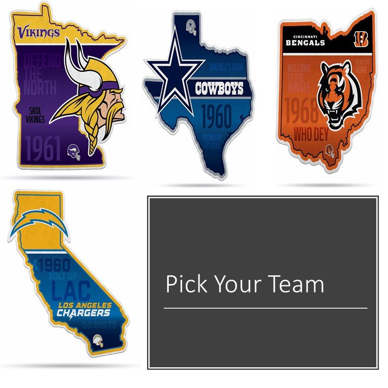 Denver Broncos Pennant State Shape 18 Inch Soft Felt
