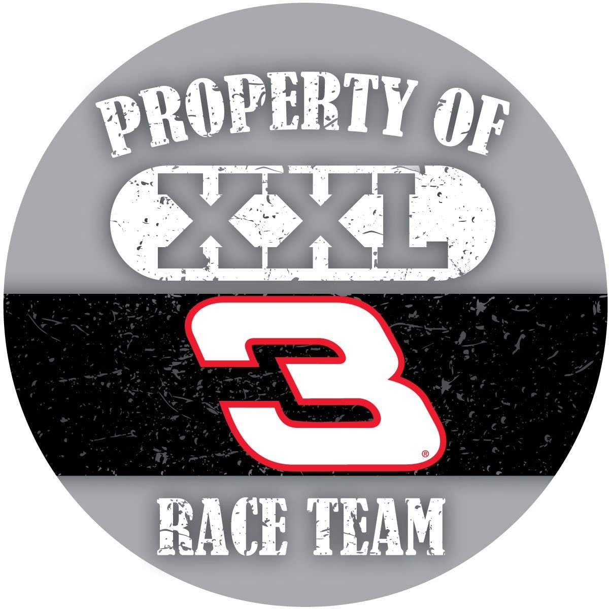 Dale Earnhardt Sr #3"Property of" Magnet 4" Round Vinyl Auto Home Racing