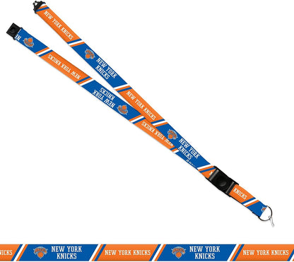 New York Knicks Premium Lanyard Keychain 18 Inch Button Clip Safety Breakaway