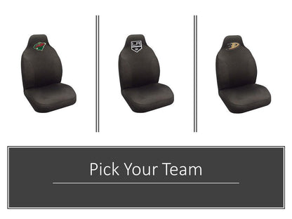 Edmonton Oilers Bucket Auto Seat Cover 48x20 Inch Elastic