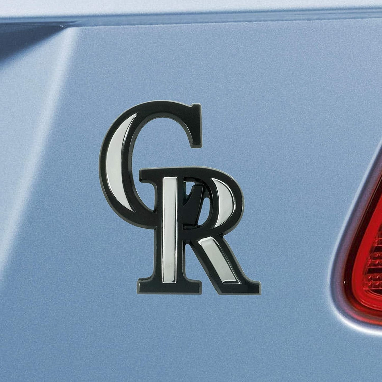 Colorado Rockies Solid Metal Raised Auto Emblem Decal Adhesive Backing